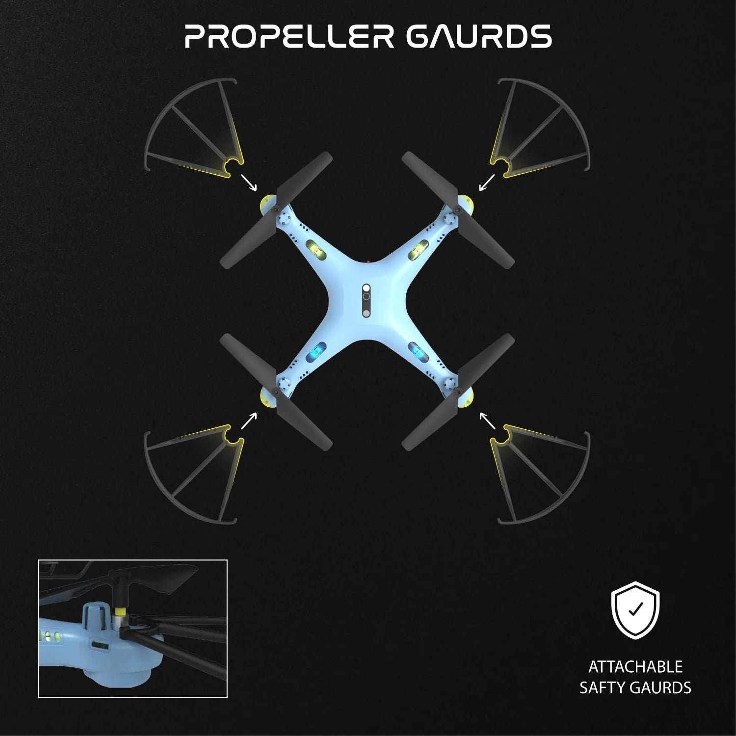 Electrobotic Sky Master Pro 2.4 GHZ Altitude Holding Camera Drone 720p HD