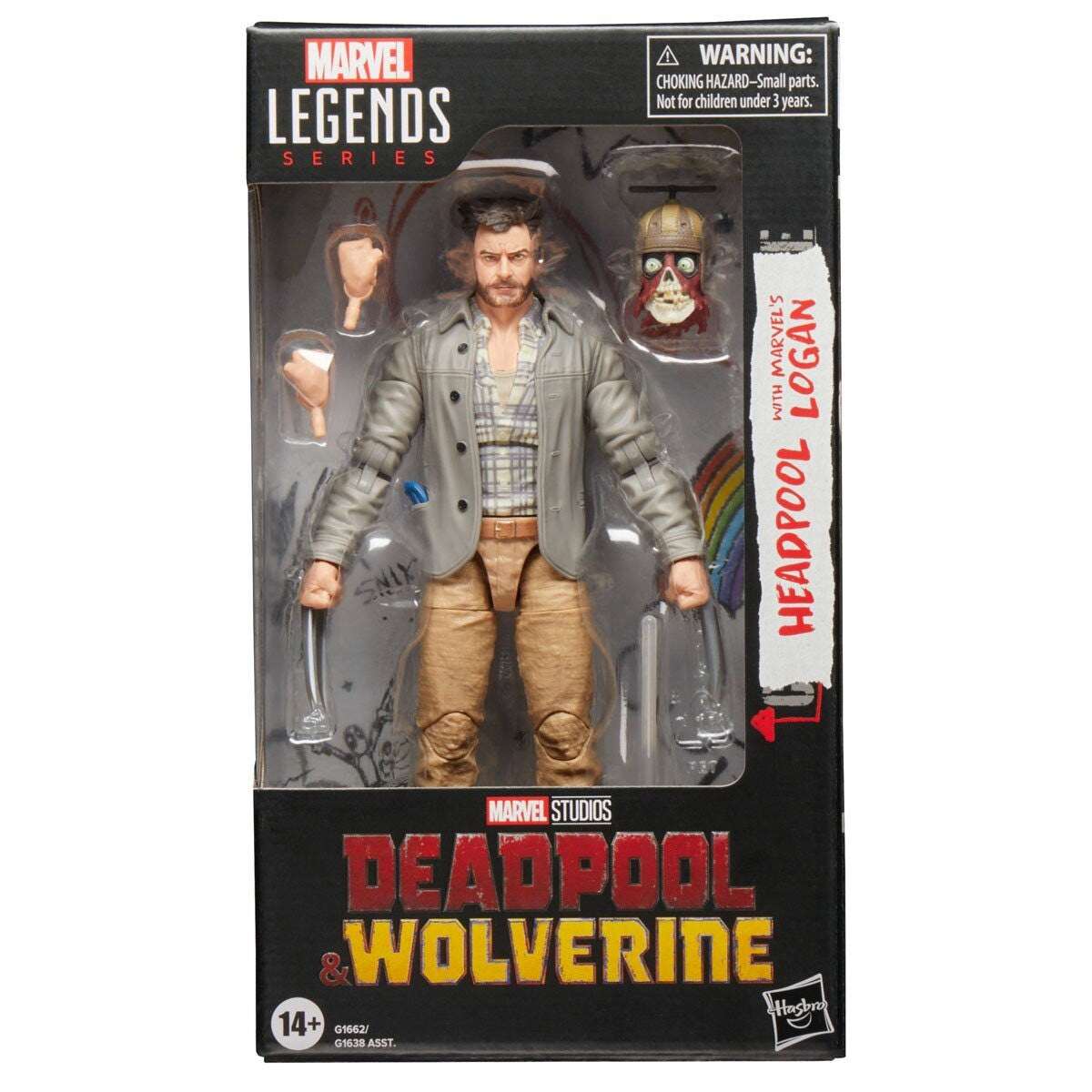 Marvel Legends Logan With Marvel's Headpool Action Figure Hasbro