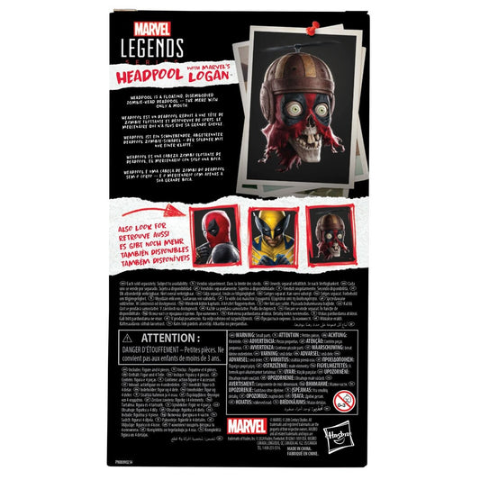 Marvel Legends Logan With Marvel's Headpool Action Figure Hasbro