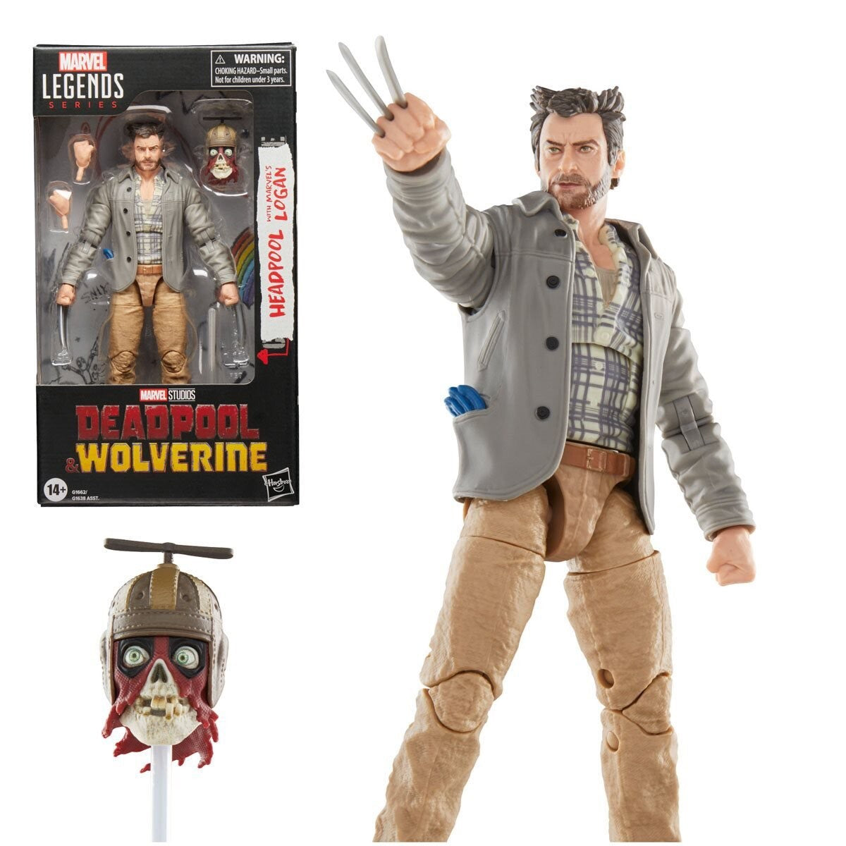 Marvel Legends Logan With Marvel's Headpool Action Figure Hasbro