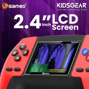 Sameo Kids Gear Inferno Red, Retro Handheld Console with 520 Built-in Games
