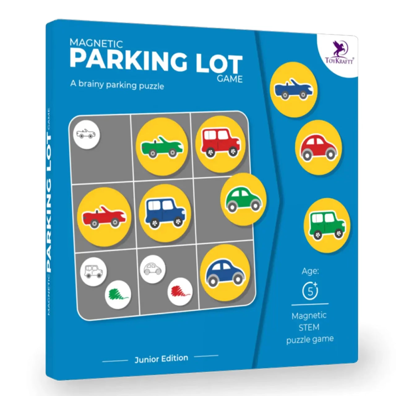 Toykraft Mind Game Magnalogix Magnetic Parking Lot Junior